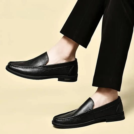 Mocassins Élégance Italienne™ – En Cuir Véritable