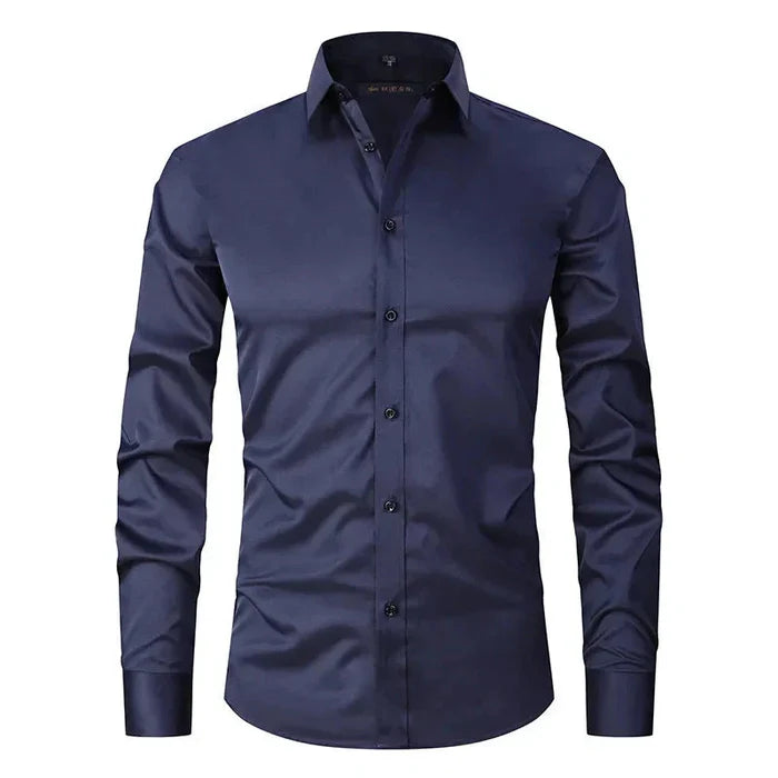 Chemise Homme Slim Fit Élastique