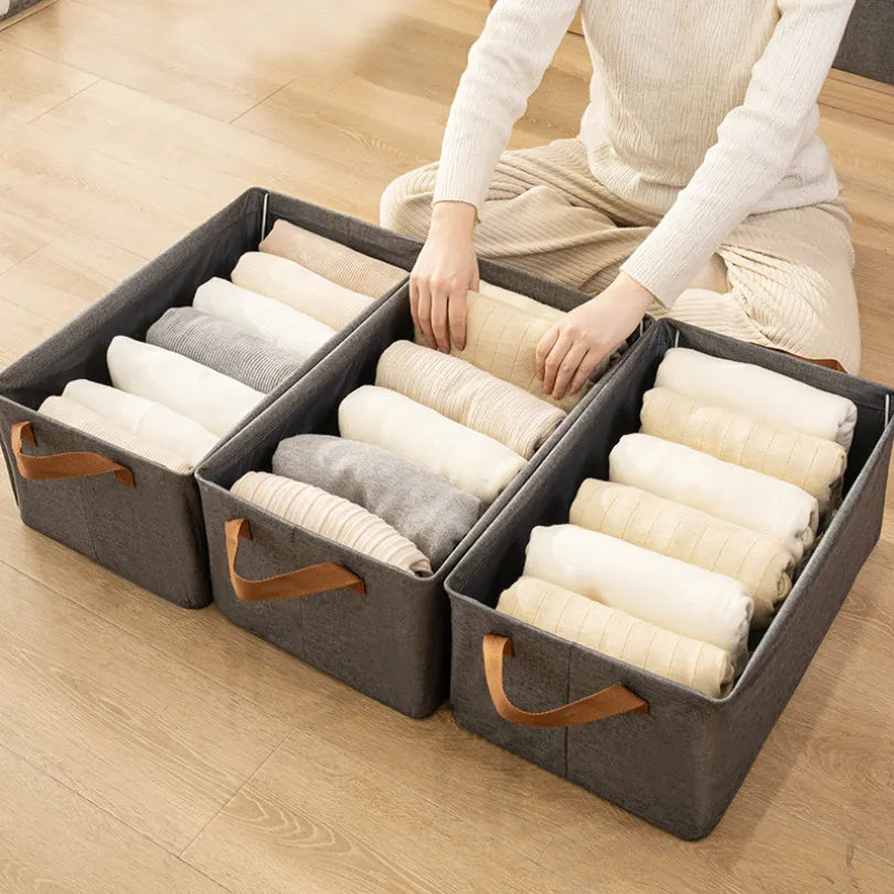 LuxeBox™ – Boîte de Rangement Pliable et Ultra-Résistante