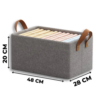 LuxeBox™ – Boîte de Rangement Pliable et Ultra-Résistante