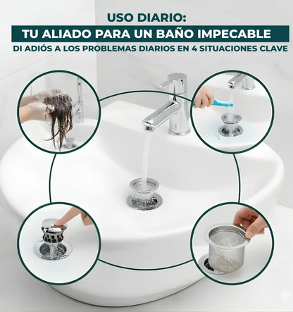 AquaBlock™ – Filtro Antiatascos y Antiolores