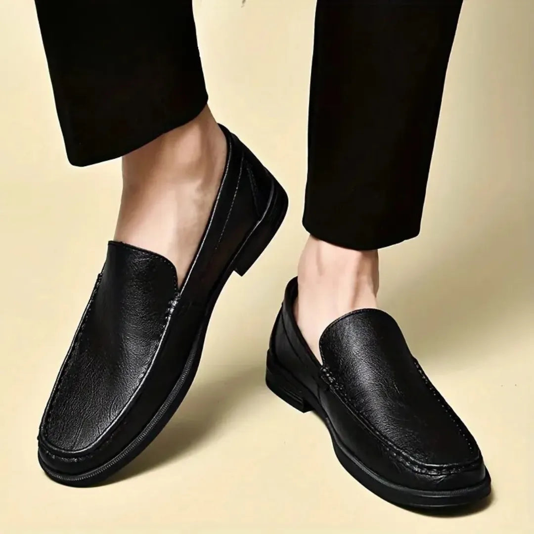 Mocassins Élégance Italienne™ – En Cuir Véritable