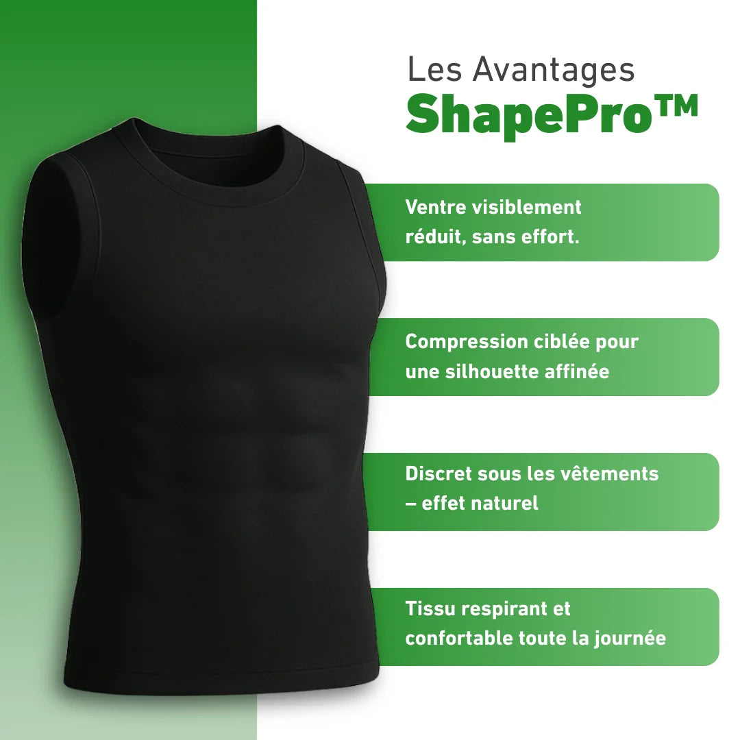 ShapePro™ | Débardeur Gainant Masculin
