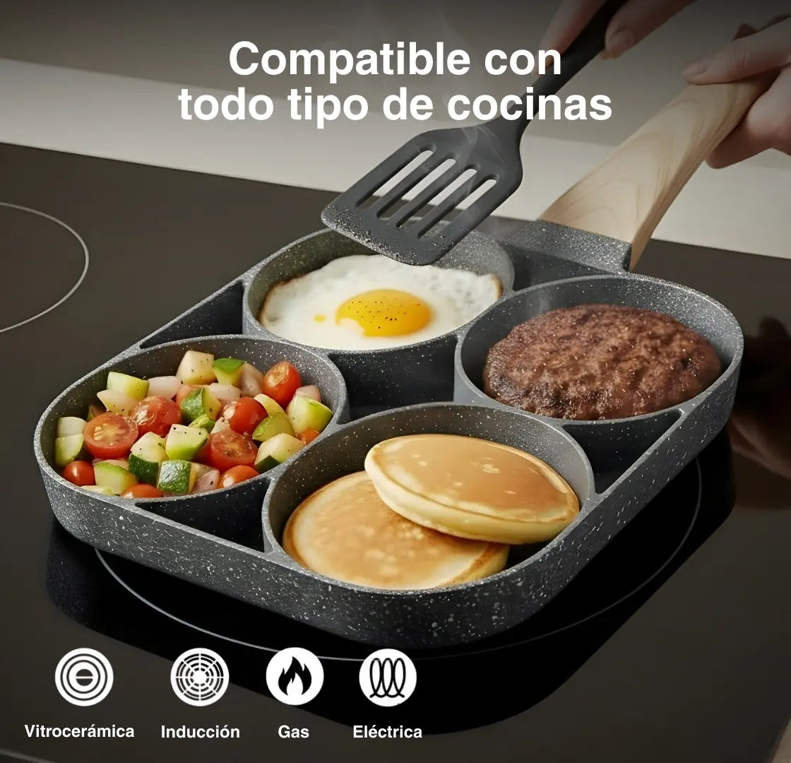 CookNex® – Sartén multifunción antiadherente 4 en 1